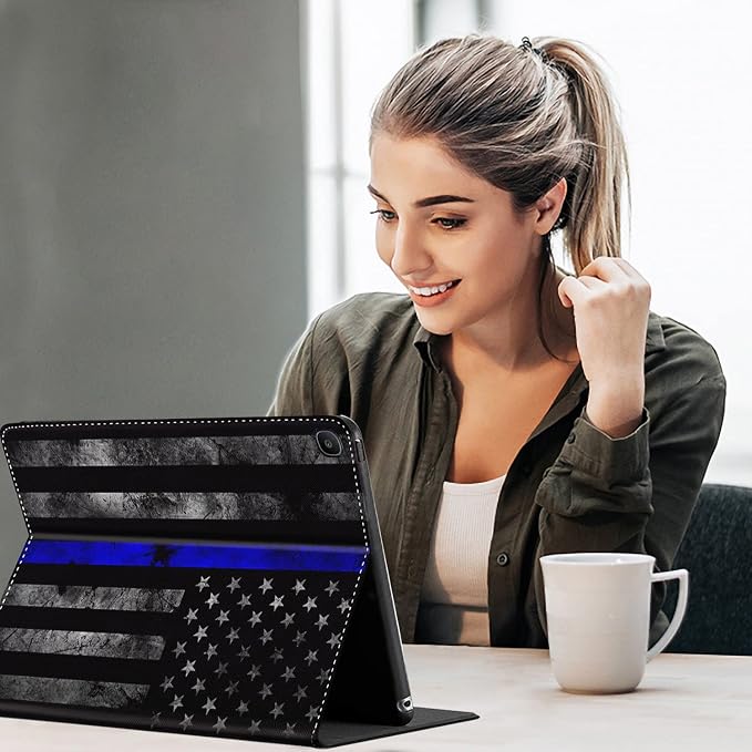 US Thin Blue Flag
