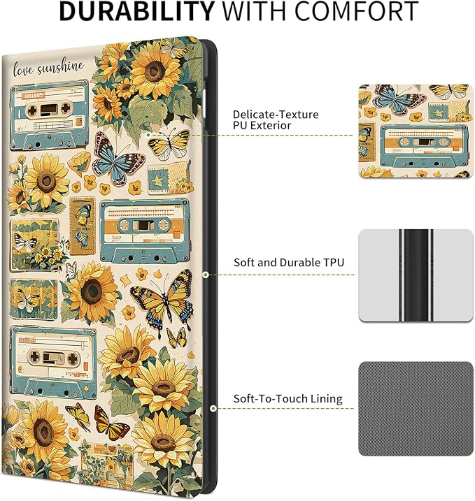 Vintage Cassette Sunflower