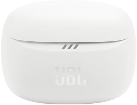JBL Tune Buds 2 - True Wireless Noise Cancelling Earbuds with JBL Spatial Sound and Smart Ambient Technology 6 mics for Perfect Calls up to 48Hrs of Playback IP54 Dust &amp Water Resistant (White)