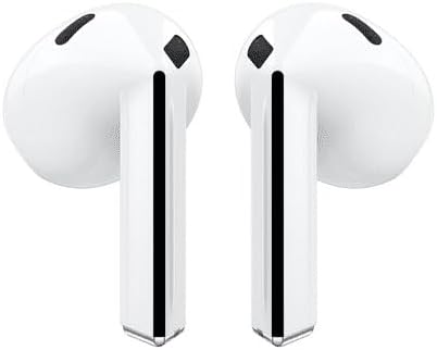 Samsung Galaxy Buds3 (2024 ANC) Water Resistant AI Real-Time Language Interpreter True Wireless Bluetooth 5.4 Earbuds Hi-Fi Sound Noise Cancelling Touch Control International Model (White)