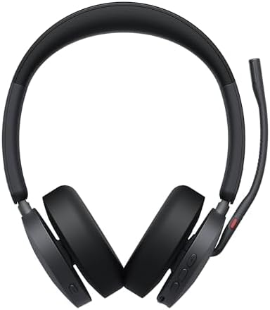 BH74 Yealink Headset Bluetooth Wireless On-ear Teams/Zoom Certified Compatible with Poly Cisco Avaya Mitel phones Acoustic Shield Mic &amp Hybrid ANC Long Battery Ideal for Office &amp Remot