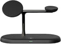 Wirleless Charger 3 in 1 Wireless Charging Station for iPhone 16/15/14/13/12 Fast Charging for AirPods/Apple Watch &ampSamsung Galaxy Watch with Night Light