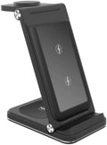 3 in 1 Charging Station for Multiple Devices Apple Compatible with Charger with Fast Charging Capability for iPhone 16 15 14 13 12 Series AirPods