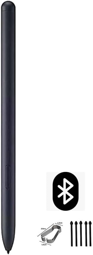 Galaxy Tab S7 Stylus Pen (WithBluetooth) Replacement for Samsung Galaxy Tab S7|Tab S7 Plus All Verisons +Tibs/Nibs (Black)