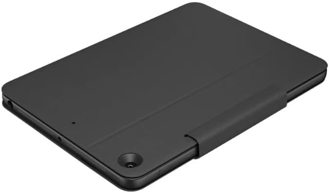 Logitech Rugged Folio - iPad (7th 8th &amp 9th Generation) Protective Keyboard Case with Smart Connector and Durable Spill-Proof Keyboard Black 7.4 x 0.9 x 10.2