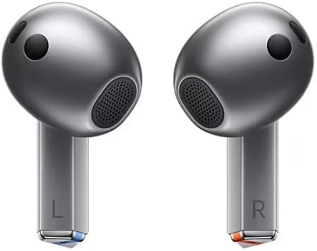 Samsung Galaxy Buds3 (2024 ANC) Water Resistant AI Real-Time Language Interpreter True Wireless Bluetooth 5.4 Earbuds Hi-Fi Sound Noise Cancelling Touch Control International Model (Silver)