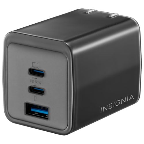 65W 3-Ports USB-C Wall Accessory (BLK)