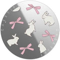 CASETiFY Snappy Grip Stand Compatible with Magsafe - Rabbit Ribbon - Silver Mirror