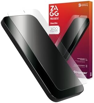 ZAGG Glass+ Samsung Galaxy A17/ A16 Screen Protector – Extreme Impact &amp Shatter Protection Scratch-Resistant Smudge-Resistant Fingerprint Scanner Compatible InvisibleShield Easy Installation
