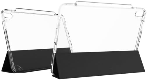 ZAGG Crystal Palace Folio iPad Air 13 (M5)/ (M4)/ (M3)/ (M2) Case - Ultra-Slim Drop-Proof up to 6.5ft Crystal Clear with Scratch-Resistant Surface Integrated Non-Magnetic Foldable Stand