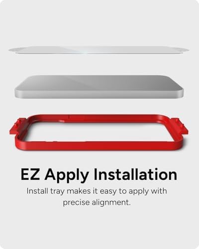 ZAGG Glass+ Samsung Galaxy A17/ A16 Screen Protector – Extreme Impact &amp Shatter Protection Scratch-Resistant Smudge-Resistant Fingerprint Scanner Compatible InvisibleShield Easy Installation