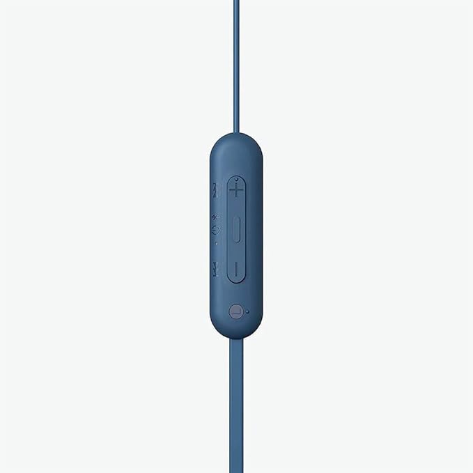 Sony WI-C100 Wireless in-Ear Bluetooth Headphones with Built-in Microphone White