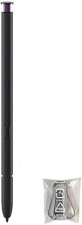 S22 Ultra S Pen Replacement Compatible with Samsung Galaxy S22 Ultra All VersionsS22 Ultra Stylus Pen (WithBluetooth) Slim 0.7mm Pen Tip 4096 Pressure Levels with 5pcs Tips (Burgundy)