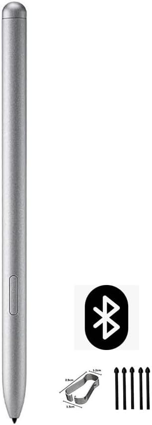Galaxy Tab S7 Stylus Pen (WithBluetooth) Replacement for Samsung Galaxy Tab S7|Tab S7 Plus All Verisons +Tibs/Nibs (Silver)