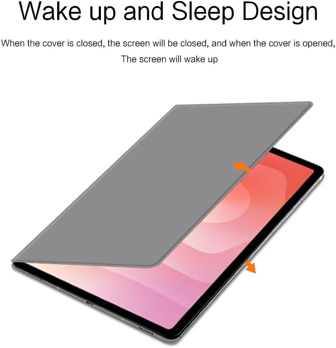 Magnetic Case for Galaxy Tab S11 2025 11 Inch with S-Pen Holder Lightweight and Slim Magnetic Stand Case with Auto Sleep/Wake for Samsung Tab S11 5G SM-X736B/ SM-X730 Grey