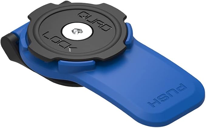 Quad Lock 360 Head - Lever Black Portable Electronic Device Mount Quick Attach &amp Detach for Smartphones Universal