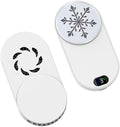LONGFITE Phone Cooler Magnetic Ultra Thin Radiator with Semiconductor Fan Cooling Function and LED Temperature Display for Smartphone Gaming