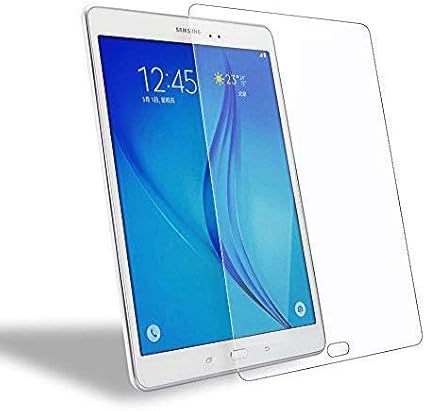 Galaxy Tab A 9.7 T550 Case KIQ Heavy Duty Case Tempered Glass Screen Protector Cover Kickstand Handle Carrying Sling Strap for Samsung Galaxy Tab A 9.7 T550 T555 (Black)