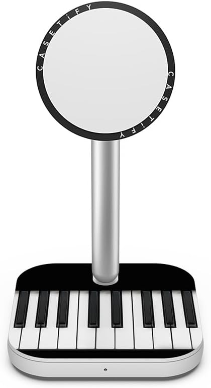 CASETiFY PowerThru 2-in-1 Charging Stand - Piano Keys