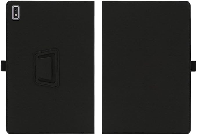Compatible with Plimpton PlimPad P60/P60 Pro 10-INCH Tablet Case Full Coverage Ultra Slim PU Leather Case with Folding Stand Hand Strap Magnet (Black)