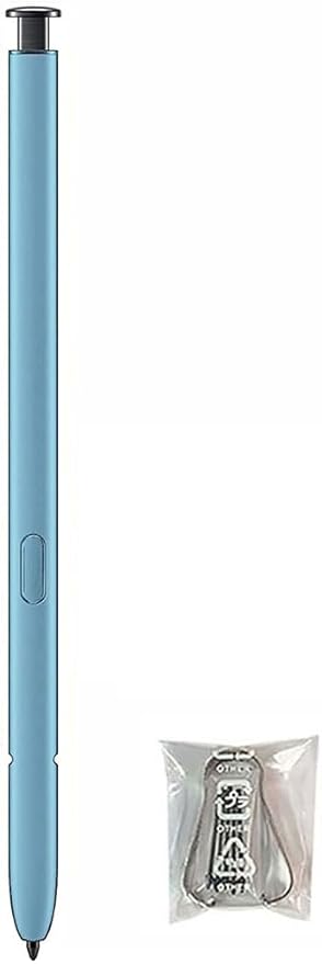 S22 Ultra S Pen Replacement Compatible with Samsung Galaxy S22 Ultra All VersionsS22 Ultra Stylus Pen (WithBluetooth) Slim 0.7mm Pen Tip 4096 Pressure Levels with 5pcs Tips (Sky Blue)