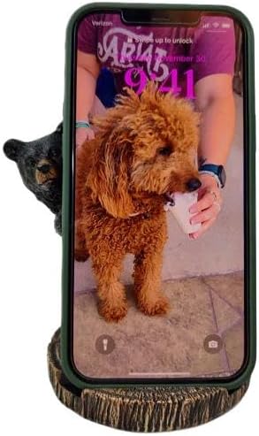 Bridge Collection Black Bear Cellphone Stand - Bear Decor for Cabin Mountain Camping - Phone Stand
