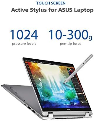 Stylus Pen for ASUS Touchscreen Devices Active Digital Pen with Ultra-Fine Tip 1024 Pressure Sensitivity Palm Rejection for Precision Drawing and Writing
