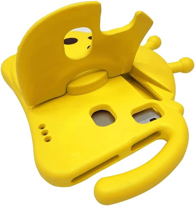 for Alcatel Joy Tab 2 Case for Kids Children Friendly Shockproof Protective Stand Handle Cover for Joy Tab 2 Case Alcatel 2020 8 Tablet (Model: 9032Z) for Boys Girls Cute Ladybug - Yellow