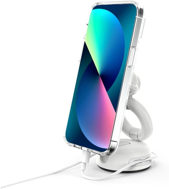PopSockets Multi-Use Phone Mount for Dash Windsheild and Desk - White