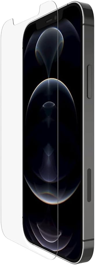 Belkin iPhone 12 Pro iPhone 12 Screen Protector UltraGlass Anti-Microbial Treated Ultimate Protection clear (OVA037zz)