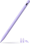 KEEPRO Stylus Pen for iPad 2018-2026 USB-C Fast Charging Pencil Pixel-Perfect Tilt Sensitivity for iPad 11/10/9/8/7/6/A16 Mini 7/6/5 Air M4/M3/M2 11/13/5/4/3 Pro M5/M4 13/12.9″/11″ Purple