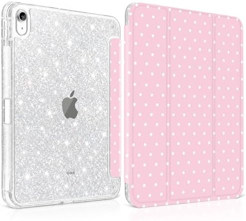 Pink White Polka