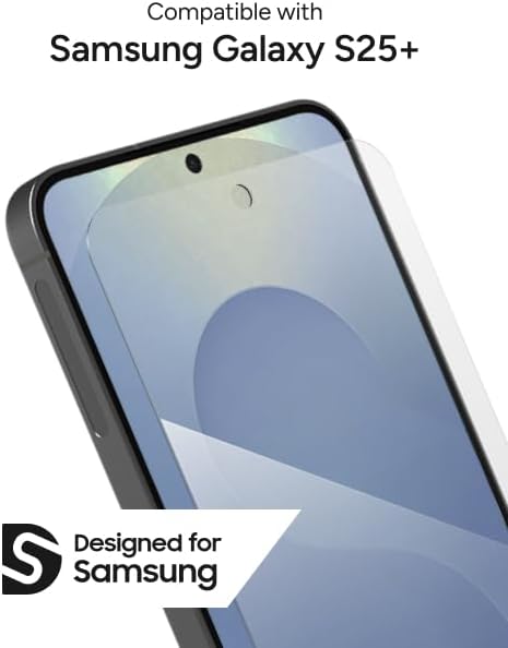 ZAGG Fusion Samsung Galaxy S25+ Screen Protector – Unbreakable Hybrid Polymer Fingerprint Scanner Compatible High-Definition Clarity InvisibleShield Easy Installation