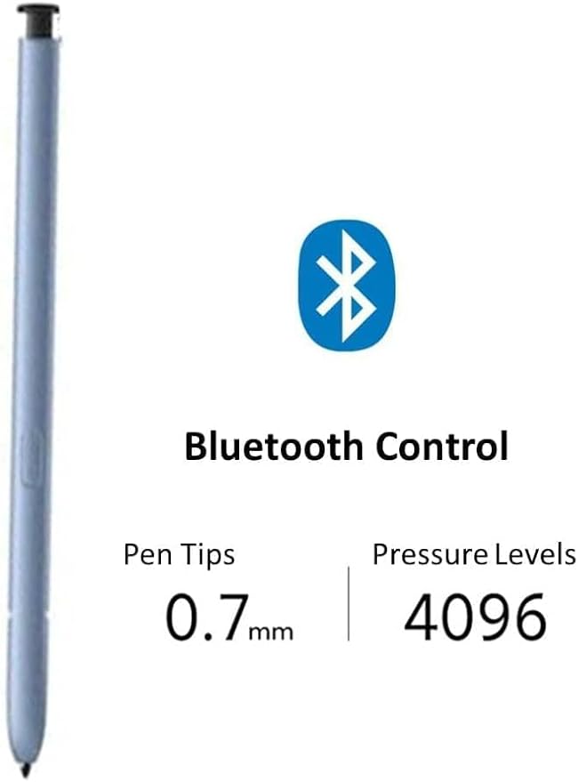 S22 Ultra Pen (WithBluetooth) Replacement for Samsung Galaxy S22 Ultra S Pen Replacement S22 Ultra Stylus Pen (4096 Pressure Levels) with 5*Tips/Nibs (Blue)