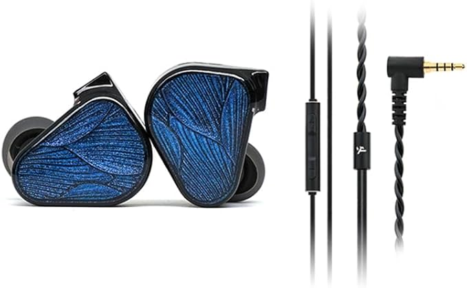 TRUTHEAR x Crinacle Zero: BLUE2 Dual Dynamic Drivers in-Ear Headphone with Detachable Cable (3.5mm+mic Cable)