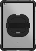 OtterBox Unlimited Series Case with Kickstand &amp Hand Strap + Screen Protector for iPad 7th 8th &amp 9th Gen (10.2 Display - 2019 2020 &amp 2021 Version) - Non-Retail/Ships in Polybag - Clear/