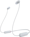 Sony WI-C100 Wireless in-Ear Bluetooth Headphones with Built-in Microphone White
