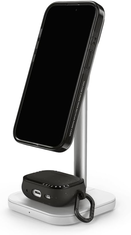 CASETiFY PowerThru 2-in-1 Charging Stand - Piano Keys