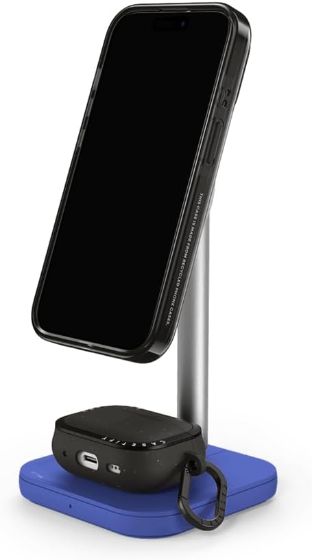 CASETiFY PowerThru 2-in-1 Charging Stand - Blue