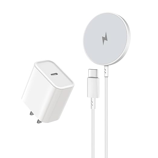 iPhone Wireless Charger15W Fast Apple Mag-Safe Charger Magnetic Charging Pad iPhone Mag Safe Charging for iPhone 17Pro Max/16 Pro Max/16Pro/16/iPhone 15Pro Max/15 Plus/14/13/12/AirPods 3/2/Pro/Pro 2