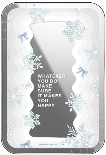 CASETiFY Snappy Card Holder Stand Compatible with Magsafe - First Snow - Silver Mirror