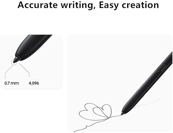 S22 Ultra Pen (WithBluetooth) Replacement for Samsung Galaxy S22 Ultra S Pen Replacement S22 Ultra Stylus Pen (4096 Pressure Levels) with 5*Tips/Nibs (Red)