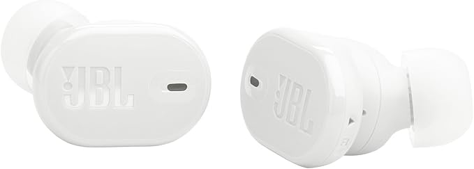 JBL Tune Buds 2 - True Wireless Noise Cancelling Earbuds with JBL Spatial Sound and Smart Ambient Technology 6 mics for Perfect Calls up to 48Hrs of Playback IP54 Dust &amp Water Resistant (White)