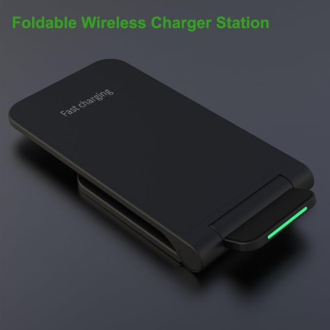 wireless charger Station Black