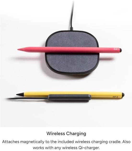 ZAGG Pro Stylus 2 with Active &amp Capacitive Tips Palm Rejection Tilt Recognition Bluetooth Pairing Compatible w/iPad Pro 11/12.9 (34 &amp 5 Gen)/Air 10.9/iPad 10.2/9.7/Mini 5/ iPad Air (M2)