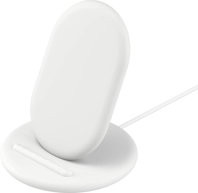 Google Pixel Stand Fast Wireless Charger - For Pixel 5 4 3 Includes 6 Cleaning Wipes - White
