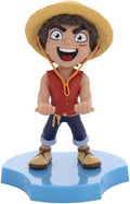 Cableguys Minis One Piece Luffy Phone Stand &amp Earbuds Holder - Phone Holder for Desk and Bedside Earbud Holders for Cell Phones Earphone &amp Small Devices Fun Desk Accessories for Kids and Ad