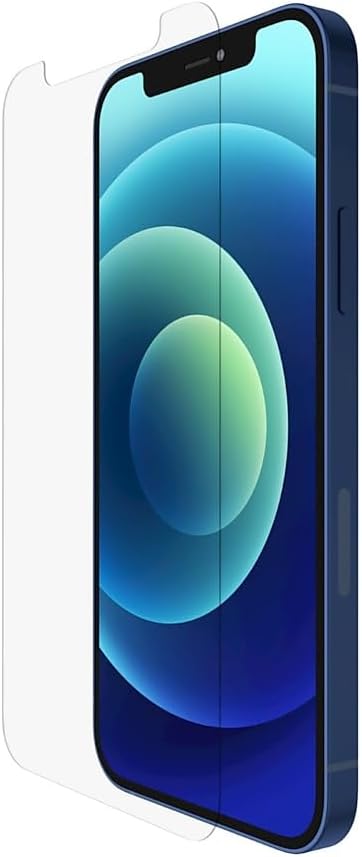 Belkin iPhone 12 Pro iPhone 12 Screen Protector UltraGlass Anti-Microbial Treated Ultimate Protection clear (OVA037zz)