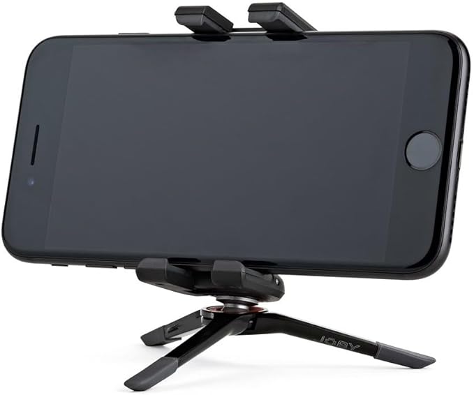 JOBY GripTight ONE Micro Stand Universal Phone Holder Small Tripod for Smartphone Foldable and Portable Watch FIFA World Cup Football Black