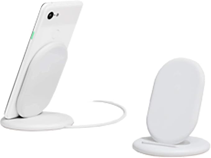 Google Pixel Stand Fast Wireless Charger - For Pixel 5 4 3 Includes 6 Cleaning Wipes - White